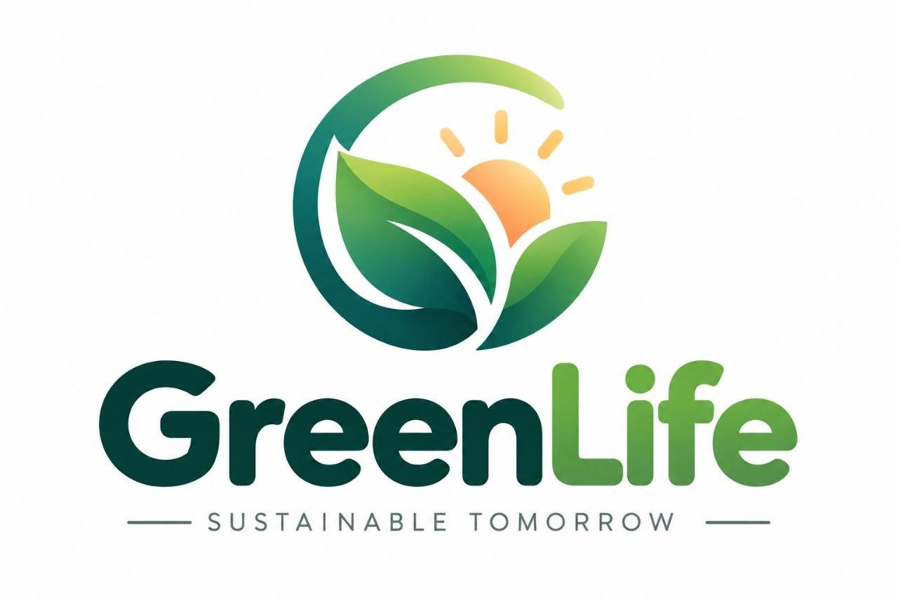 GreenLife multi-color gradient logo