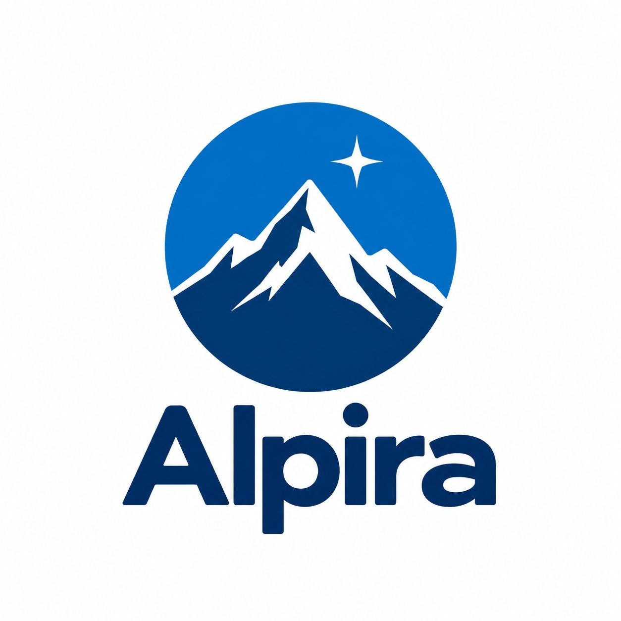 Alpira logo on its original background